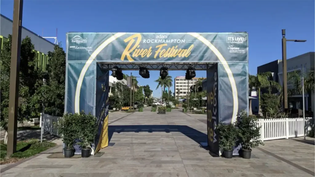 outdoor signage for events and festivals